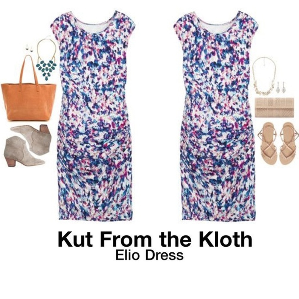 *Beautiful Multi-Color Stitch Fix Dress Small NEW*